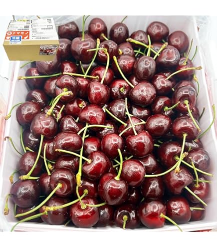 Amazon.co.jp: 【空輸 直送】大粒 アメリカンチェリー 約1kg 化粧箱